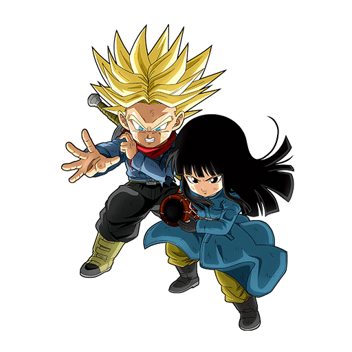 Super Saiyan Trunks (Future) & Mai (Future)