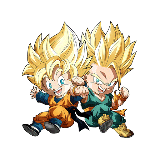 Super Saiyan Trunks (Kid) & 
Super Saiyan Goten (Kid)