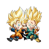 Super Saiyan Trunks (Kid) & 
Super Saiyan Goten (Kid)