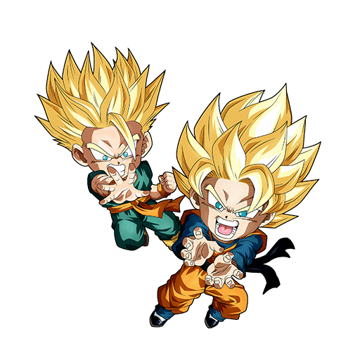 Super Saiyan Trunks (Kid) &
Super Saiyan Goten (Kid)