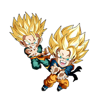 Super Saiyan Trunks (Kid) & 
Super Saiyan Goten (Kid)
