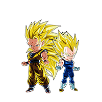 Super Saiyan 3 Goku & Super Saiyan 2 Vegeta