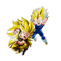 Super Saiyan 3 Goku & Super Saiyan 2 Vegeta
